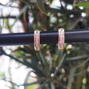 BRINCO ARGOLA C/ ZIRCÔNIA