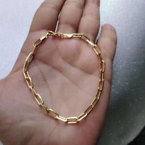 PULSEIRA EM SEMI JOIA MASCULINA