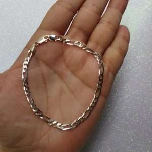 PULSEIRA EM JOIA NA PRATA MASCULINA 3x1