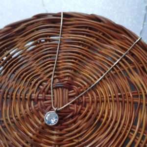COLAR PONTO DE LUZ EM JÓIA NA PRATA
